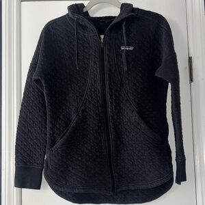 Patagonia Blue/Purple Quilted Hooded Full Zip Jacket